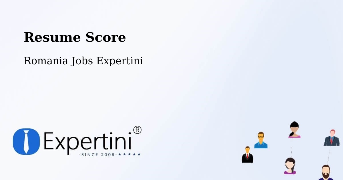 Resume Score & Job Description Match Tool – Tâmpa - Romania Jobs Expertini
